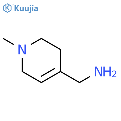 (1-methyl-1,2,3,6-tetrahydropyridin-4-yl)methanamine structure