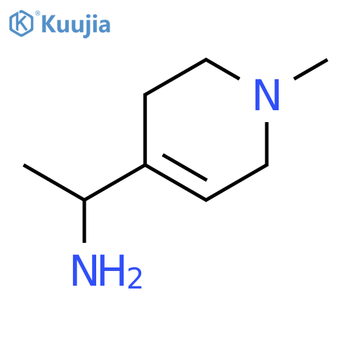 1-(1-methyl-1,2,3,6-tetrahydropyridin-4-yl)ethan-1-amine structure