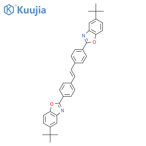 2,2'-(Vinylenedi-p-phenylene)bis5-tert-butylbenzoxazole structure