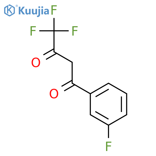 1-(3-FLUOROPHENYL)-4,4,4-TRIFLUOROBUTANE-1,3-DIONE structure