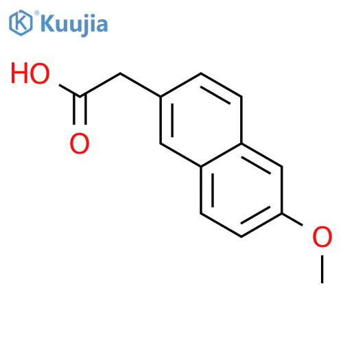2-(6-methoxynaphthalen-2-yl)acetic acid structure