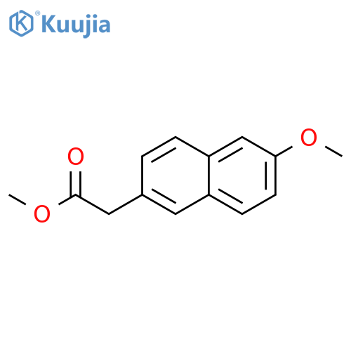 Methyl 6-Methoxy-2-naphthylacetate structure