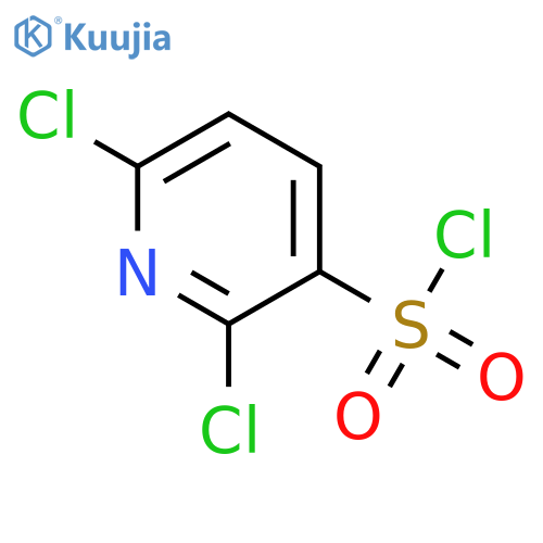 2,6-Dichloropyridine-3-sulfonyl chloride structure