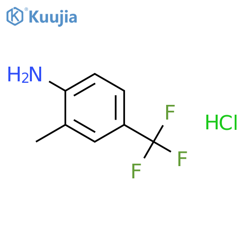 2-Methyl-4-(trifluoromethyl)aniline hydrochloride structure