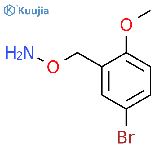 O-(5-bromo-2-methoxyphenyl)methylhydroxylamine structure
