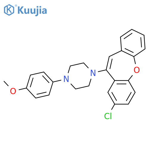 Piperazine, 1-(8-chlorodibenz[b,f]oxepin-10-yl)-4-(4-methoxyphenyl)- structure