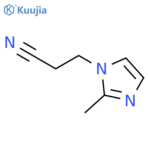 3-(2-Methyl-1H-imidazol-1-yl)propanenitrile structure