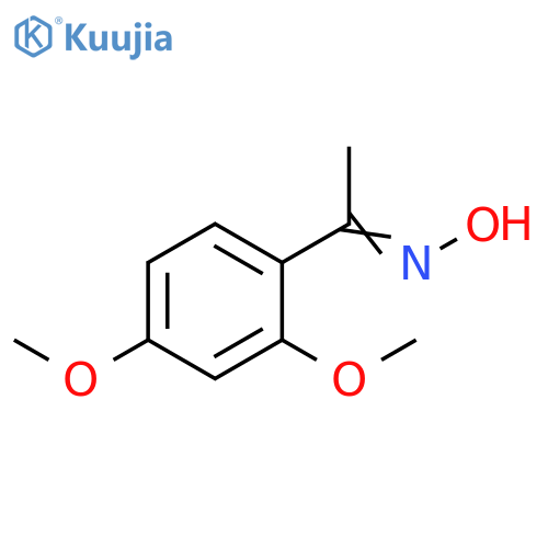 Ethanone, 1-(2,4-dimethoxyphenyl)-, oxime structure