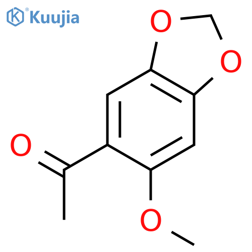 1-(6-methoxy-1,3-dioxaindan-5-yl)ethan-1-one structure