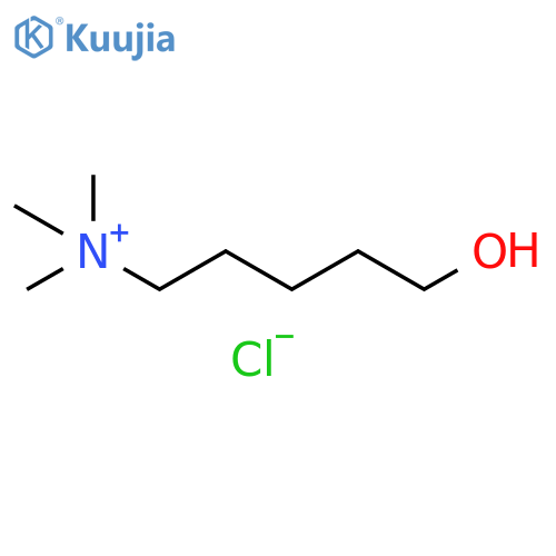 1-Pentanaminium, 5-hydroxy-N,N,N-trimethyl-, chloride structure