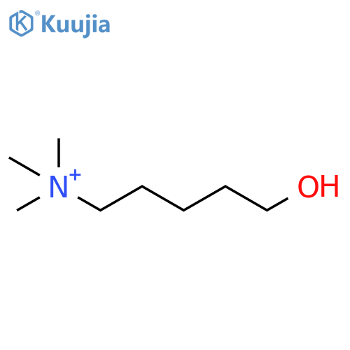 1-Pentanaminium, 5-hydroxy-N,N,N-trimethyl- structure