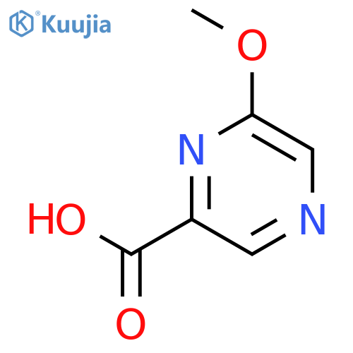 6-Methoxypyrazine-2-carboxylic acid structure