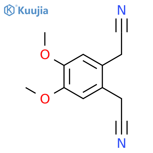 4,5-Dimethoxy-1,2-benzenediacetonitrile structure
