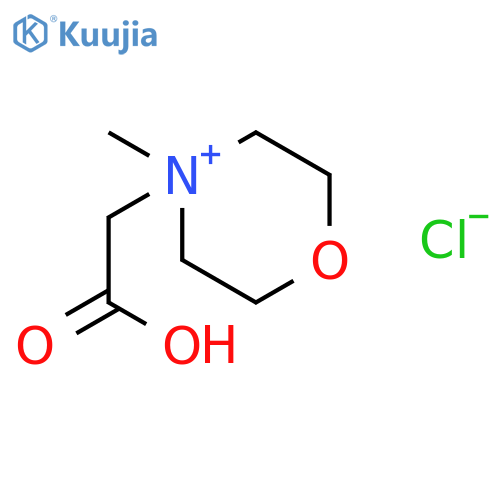 Morpholinium, 4-(carboxymethyl)-4-methyl-, chloride structure