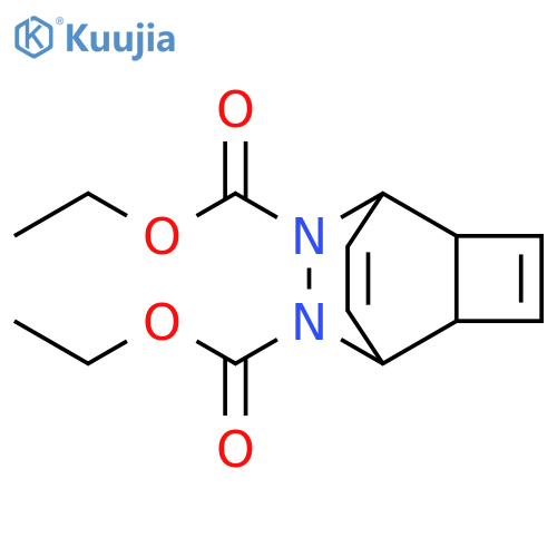 7,8-Diazatricyclo[4.2.2.02,5]deca-3,9-diene-7,8-dicarboxylic acid, diethyl ester (8CI,9CI) structure