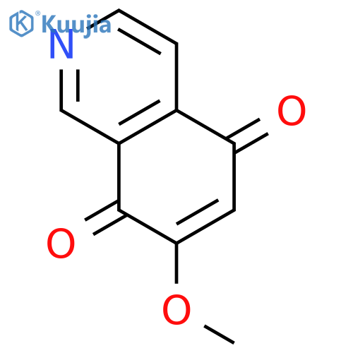 5,8-Isoquinolinedione,7-methoxy- structure