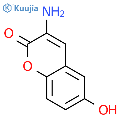 3-Amino-6-hydroxy-2H-chromen-2-one structure