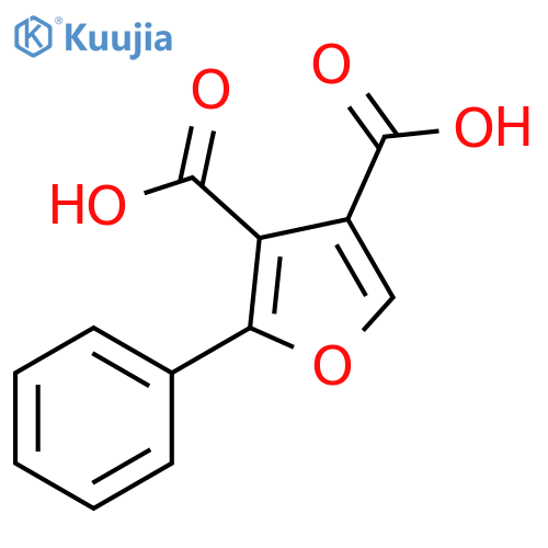 2-Phenyl-furan-3,4-dicarboxylic acid structure