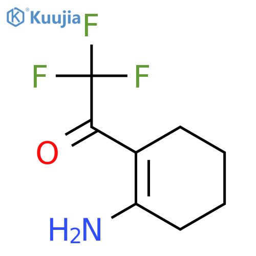 Ethanone,1-(2-amino-1-cyclohexen-1-yl)-2,2,2-trifluoro- structure