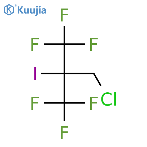 3-Chloro-2-(trifluoromethyl)-2-iodo-1,1,1-trifluoropropane structure