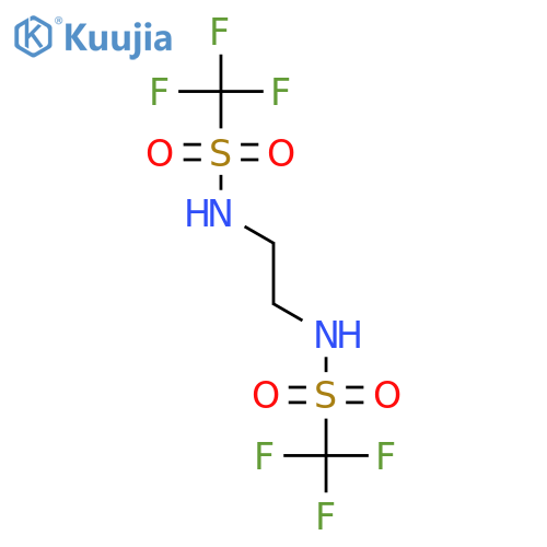 Methanesulfonamide, N,N'-1,2-ethanediylbis[1,1,1-trifluoro- structure