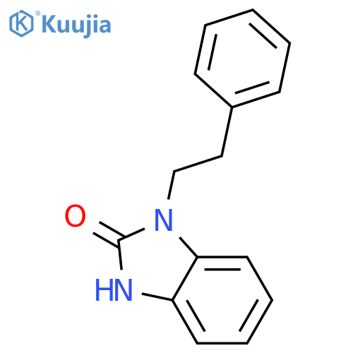 1-(2-phenylethyl)-2,3-dihydro-1H-1,3-benzodiazol-2-one structure