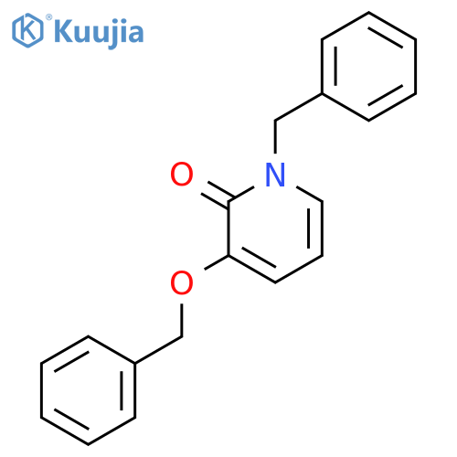 2(1H)-Pyridinone,3-(phenylmethoxy)-1-(phenylmethyl)- structure