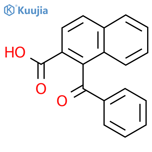 1-Benzoyl-2-naphthoic acid structure
