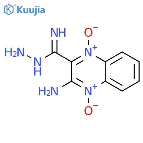2-Quinoxalinecarboximidic acid, 3-amino-, hydrazide, 1,4-dioxide structure