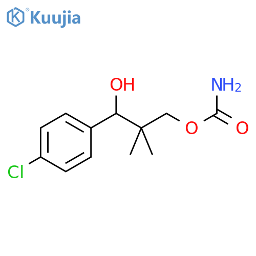1-(p-Chlorophenyl)-2,2-dimethyl-1,3-propanediol-3-carbamate structure