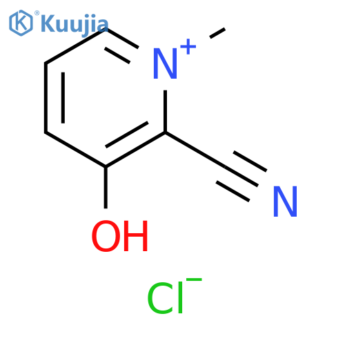 2-Cyano-3-hydroxy-1-methylpyridin-1-ium chloride structure