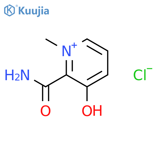 2-Carbamoyl-3-hydroxy-1-methylpyridinium Chloride structure
