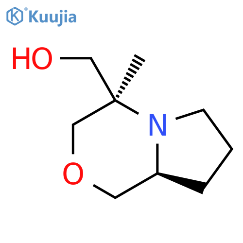 [(4R,8As)-4-methyl-1,3,6,7,8,8a-hexahydropyrrolo[2,1-c][1,4]oxazin-4-yl]methanol structure