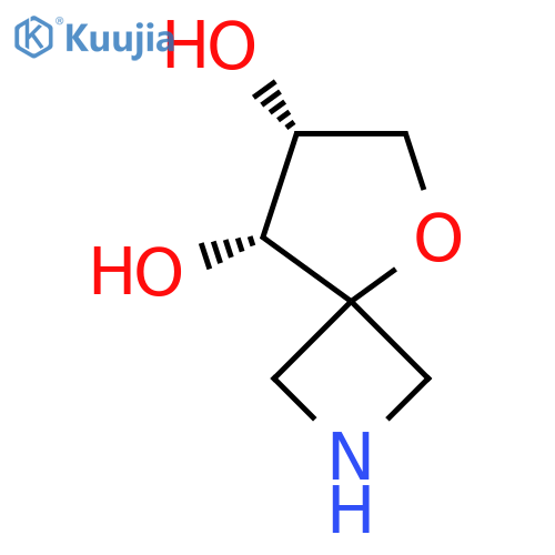 5-Oxa-2-azaspiro[3.4]octane-7,8-diol, (7R,8R)- structure
