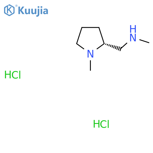 N-Methyl-1-[(2R)-1-methylpyrrolidin-2-yl]methanamine;dihydrochloride structure
