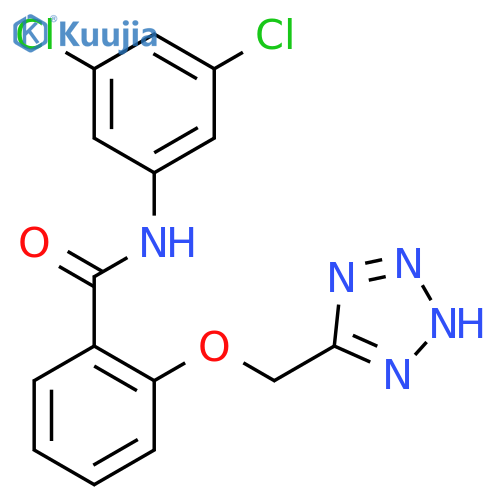 Benzamide,N-(3,5-dichlorophenyl)-2-(2H-tetrazol-5-ylmethoxy)- structure
