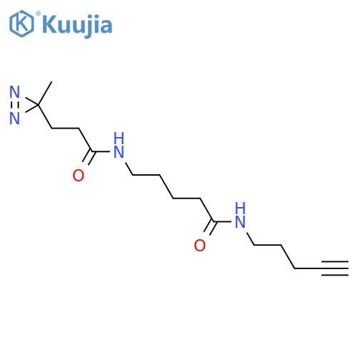 5-[3-(3-Methyldiazirin-3-yl)propanoylamino]-N-pent-4-ynylpentanamide structure