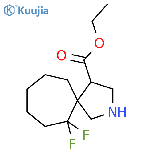 Ethyl 6,6-difluoro-2-azaspiro[4.6]undecane-4-carboxylate structure