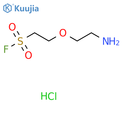 2-(2-Aminoethoxy)ethanesulfonyl fluoride;hydrochloride structure