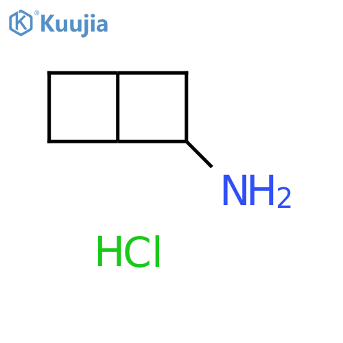 Bicyclo[2.2.0]hexan-2-amine, hydrochloride (1:1) structure