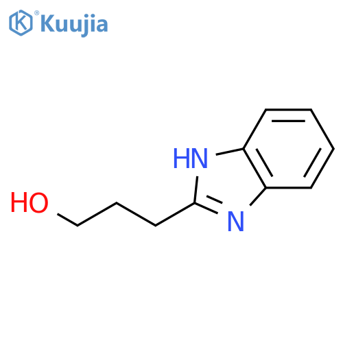 3-(1H-1,3-benzodiazol-2-yl)propan-1-ol structure