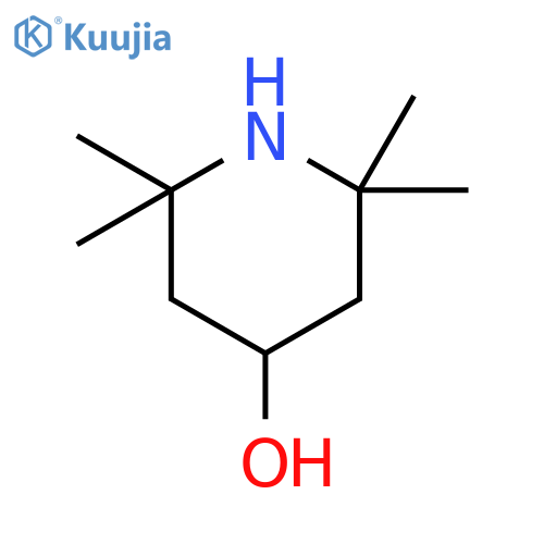 2,2,6,6-tetramethylpiperidin-4-ol structure