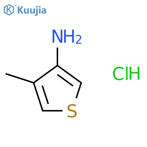 4-methylthiophen-3-amine hydrochloride structure