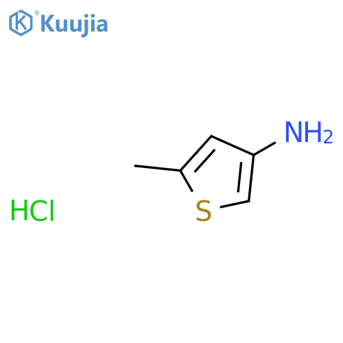 5-Methylthiophen-3-amine hydrochloride structure