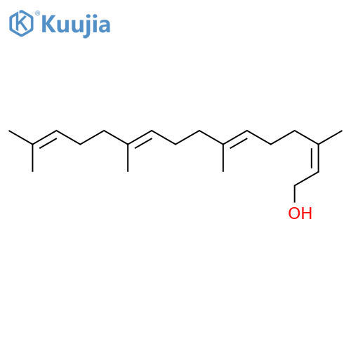 Geranylgeraniol structure