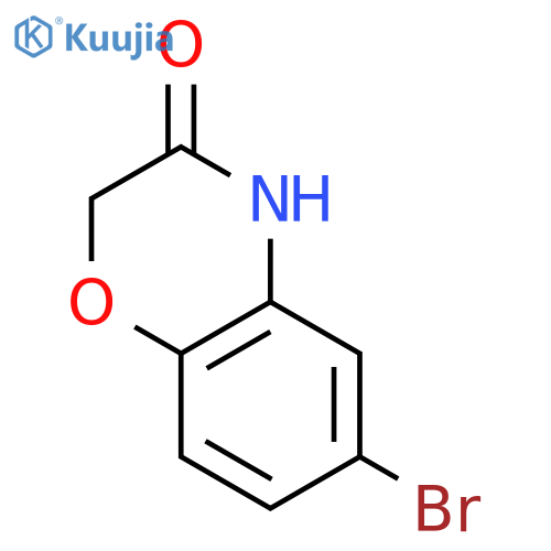 6-bromo-3,4-dihydro-2H-1,4-benzoxazin-3-one structure