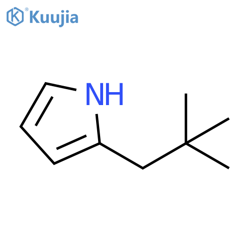 1H-Pyrrole, 2-(2,2-dimethylpropyl)- structure