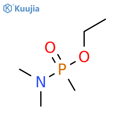 n,n-dimethyl-p-methyl phosphonamidic acid, ethyl ester structure