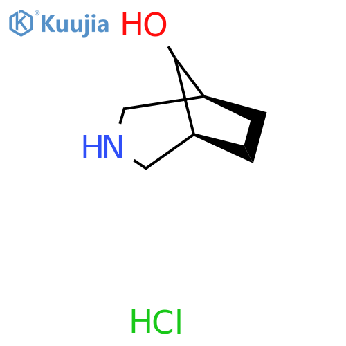 Endo-3-azabicyclo[3.2.1]octan-8-olhydrochloride structure