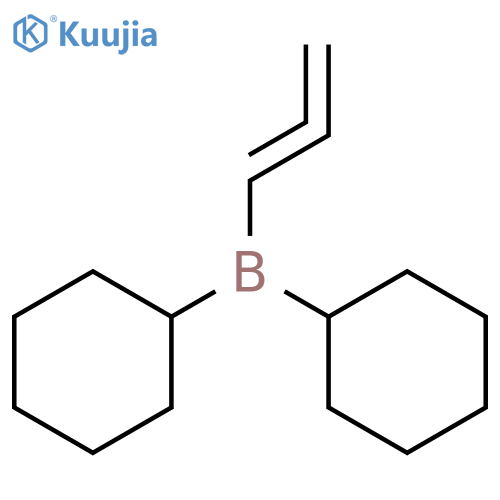 Borane, dicyclohexyl-1,2-propadienyl- structure
